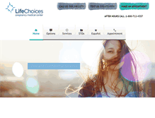 Tablet Screenshot of lifechoicesyakima.com
